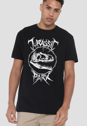 Universal Studios, JURASSIC PARK MONO SKULL BAND - Print T-shirt - black