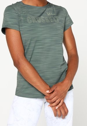 T-Shirt print - khaki