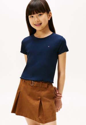 ESSENTIAL  - Nyomott mintás póló - dark night navy