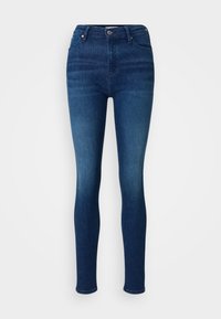 Marc O'Polo DENIM TROUSERS HIGH WAIST - Ļoti pieguloši džinsi - bright blue