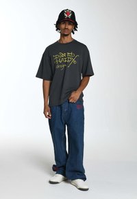 Ed Hardy MELROSE TIGER - Print T-shirt - charcoal
