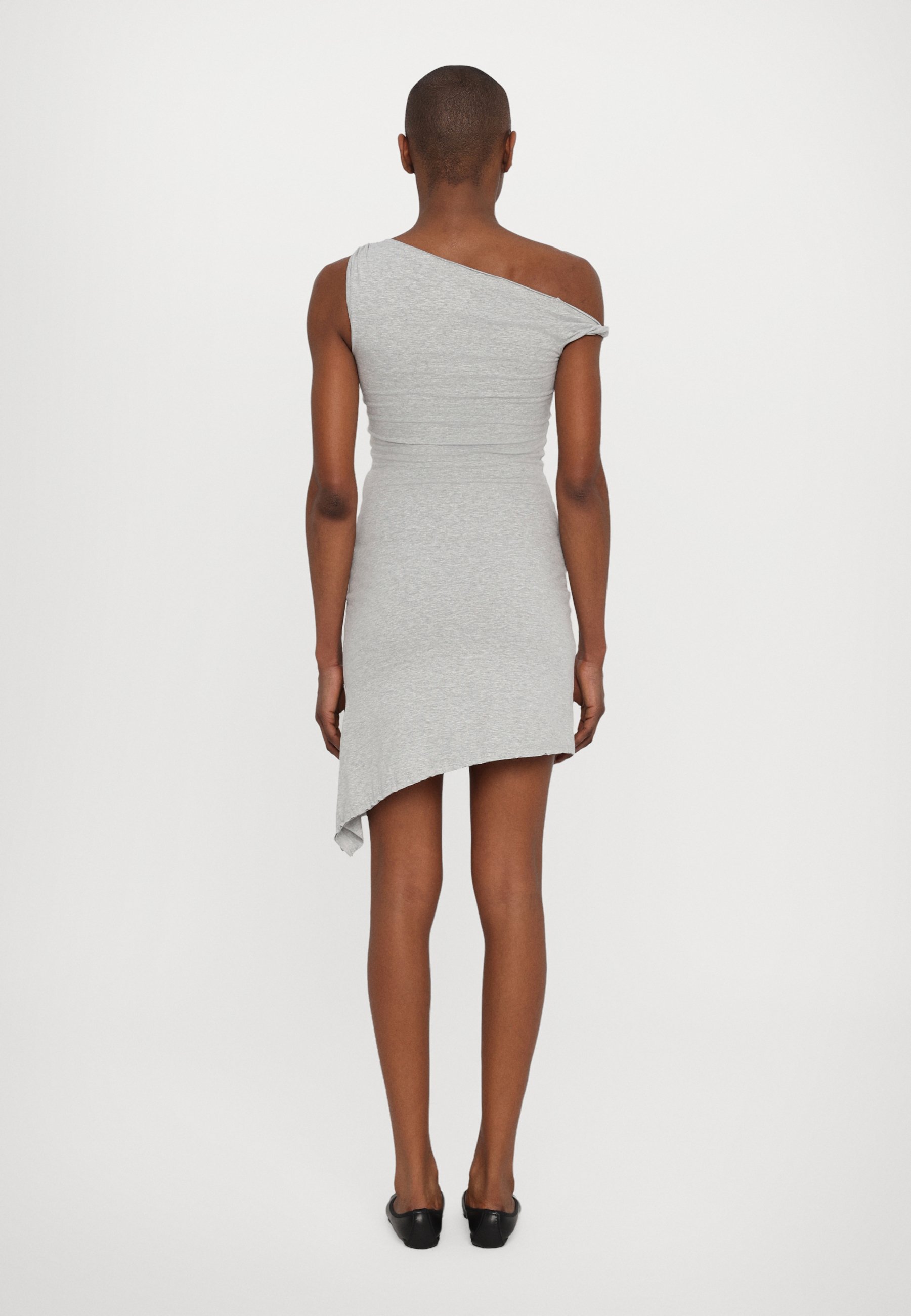 MISBHV DRAPED FOOTBALL DRESS - Jerseykleid - heather grey