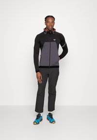 Dynafit TOUR THERMAL HOODY - Cipzáras pulóver - black out