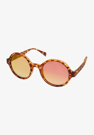 ACCESSOIRES RETRO FUNK UC - Ochelari de soare - brown leo rosã