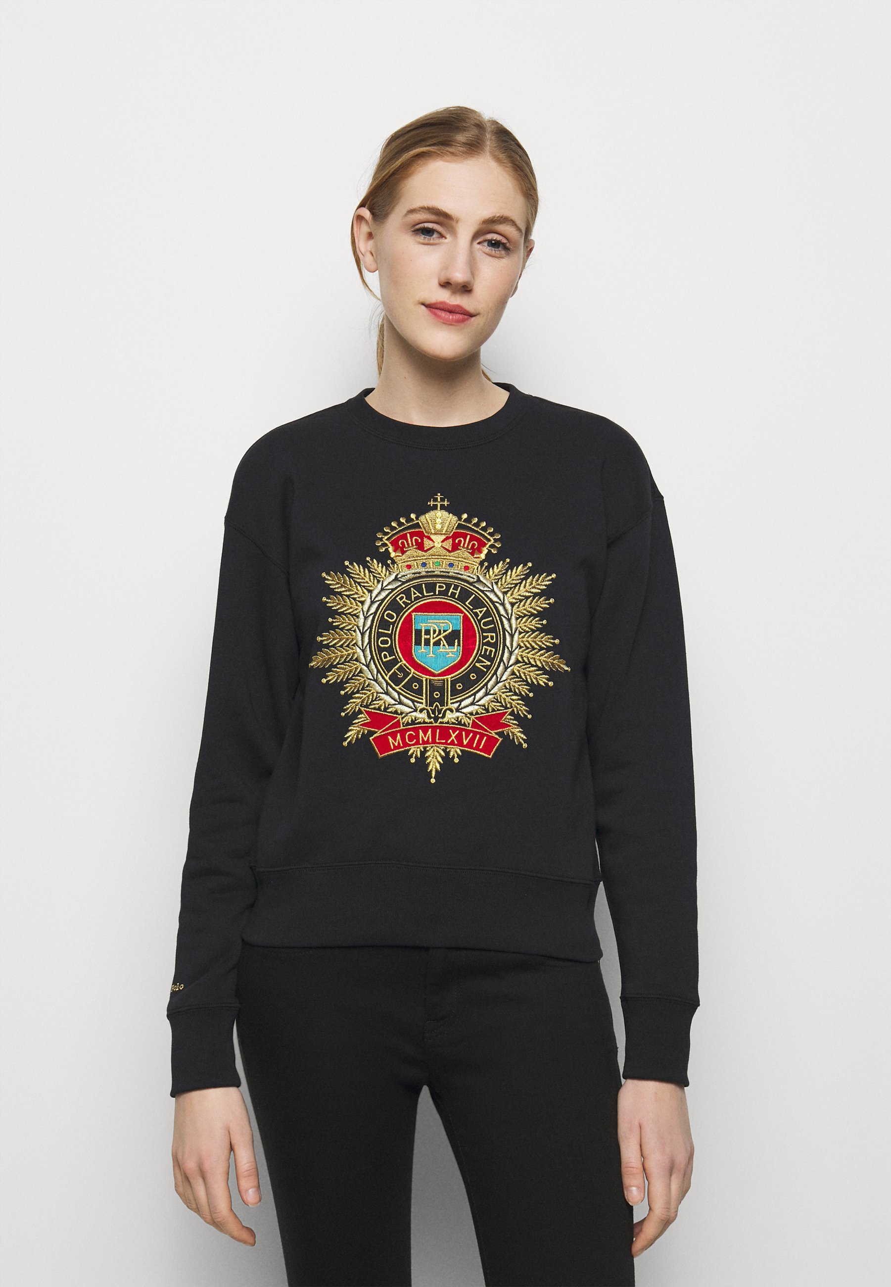 polo sweatshirt black