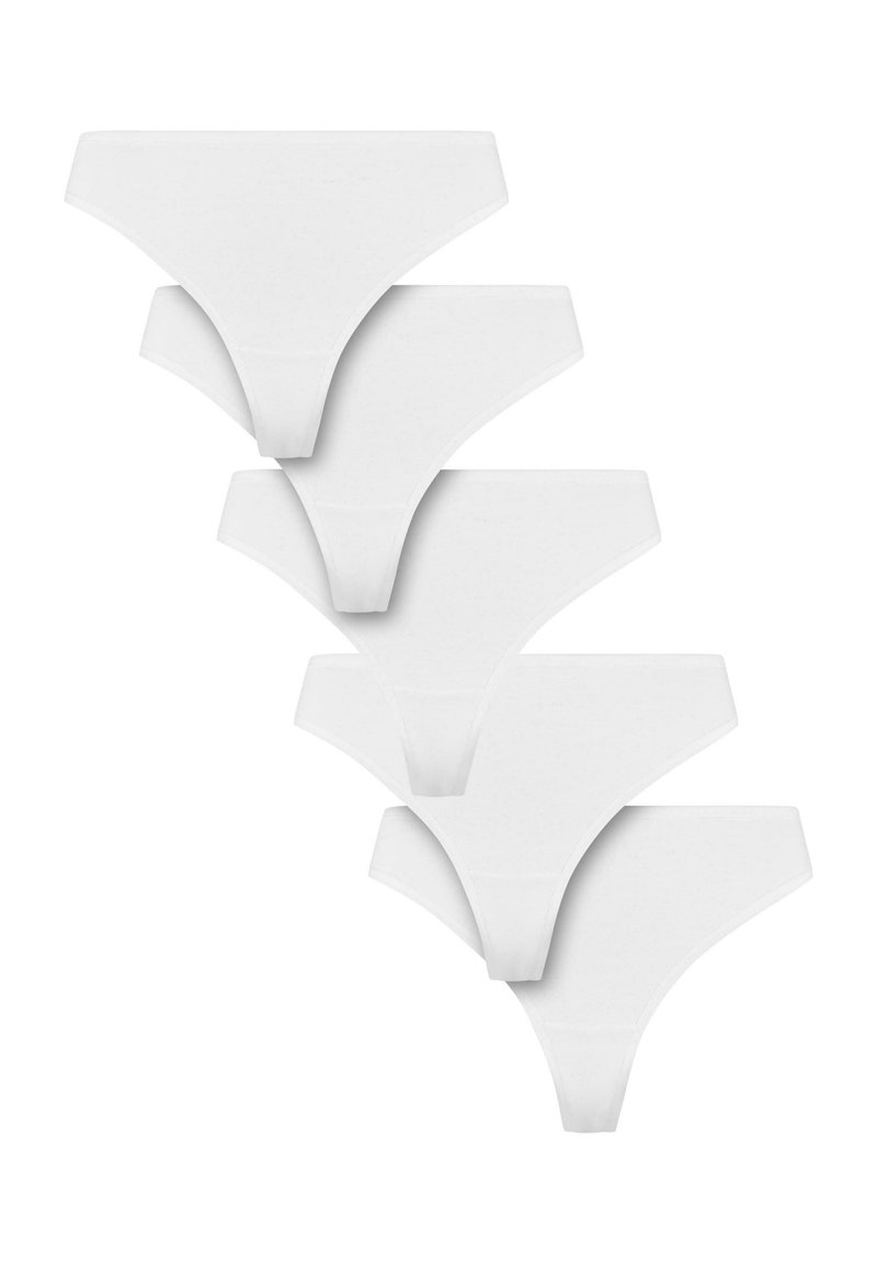 Urban Classics BASIC 5-PACK - Tanga - white white white white white ...