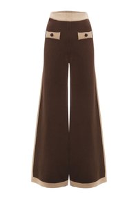 INFLUENCER Wide leg - brown