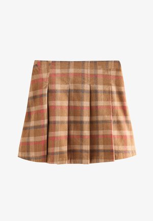 Next, REGULAR FIT - CHECK - A-Linien-Rock - tan brown