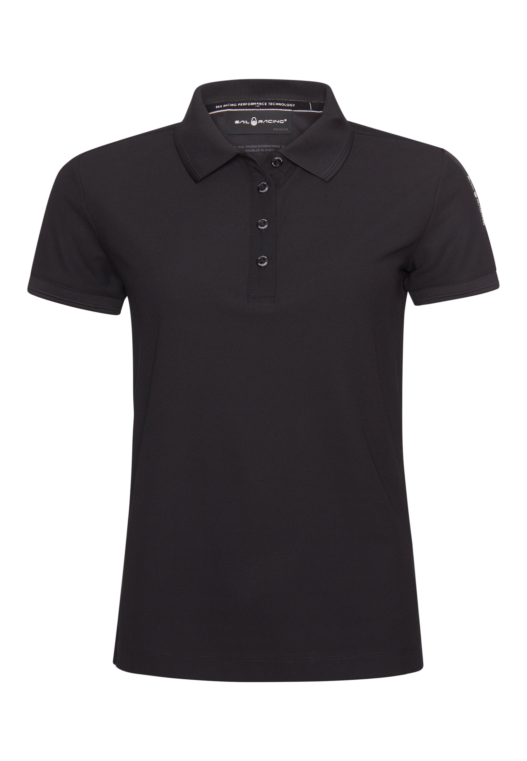 ladies black polo shirts