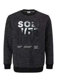 s.Oliver Sweatshirt - schwarz
