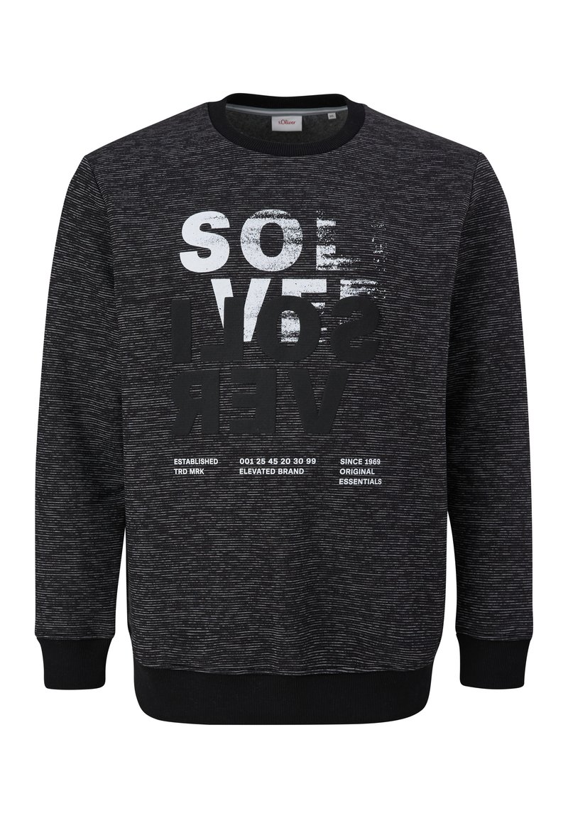 s.Oliver Sweatshirt - schwarz