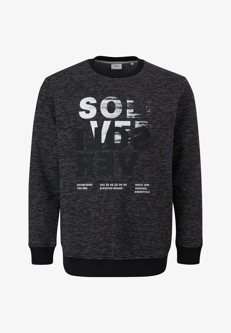 s.Oliver Sweatshirt - schwarz