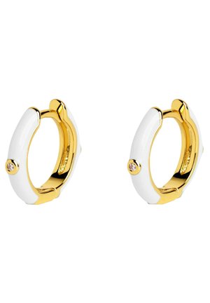 Singularu SPARK SKY ENAMEL - Pendientes - white oro