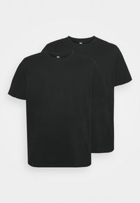 TEE 2 PACK - Basic T-shirt - black
