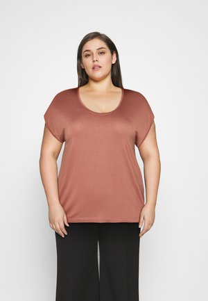 PCBILLO TEE SOLID - Jednoduché triko - canyon rose