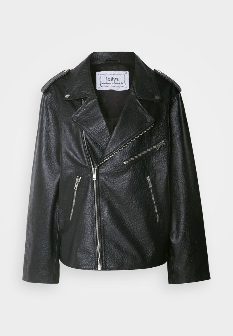Lollys Laundry Leren jas zwart Lollys Laundry Leren jas zwart