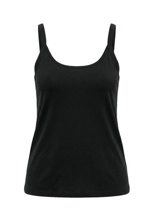 MIAMODA, TOP, KOMFORT FIT, SPAGHETTITRÄGER - Top - black