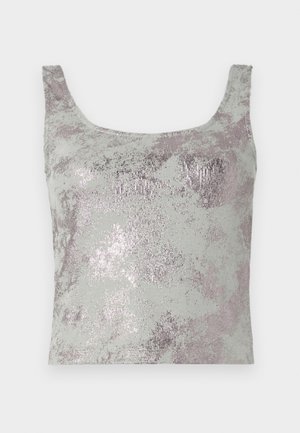 Noisy May, NMFILA O NECK TANK - Μπλούζα - ghost gray/silver