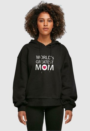 Merchcode MOTHERS DAY - GREATEST MOM OVERSIZED - Φούτερ με κουκούλα - black