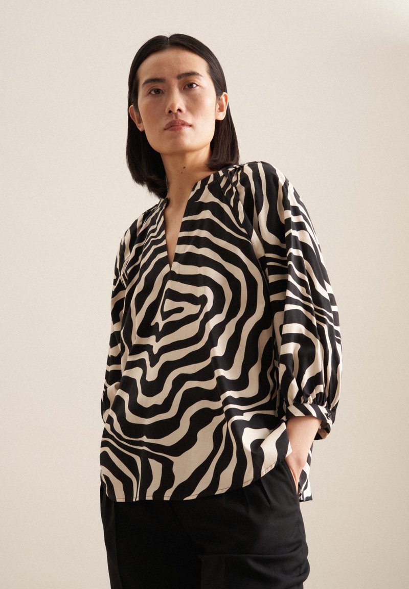 Seidensticker REGULAR - Bluse - black