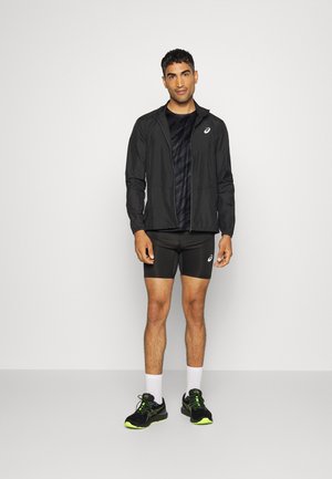 CORE ALL OVER PRINT - Koszulka sportowa - graphite grey/performance black