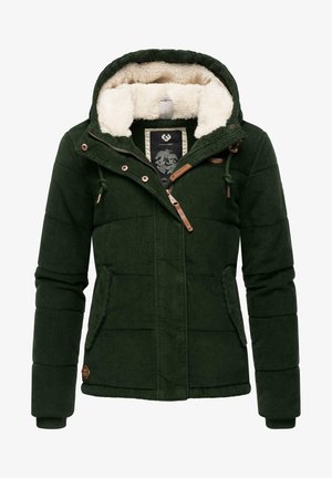 Ragwear NUGGIE MELANGE - Winterjacke - dark green/dunkelgrün