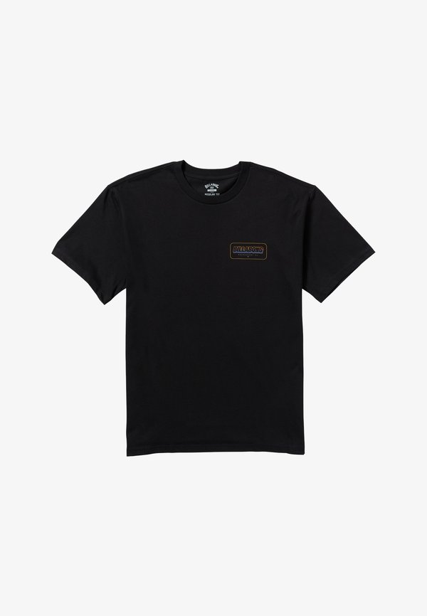WALLED - Print T-shirt - blk