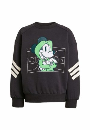 DISNEY MICKEY MOUSE  - Sweatshirt - black   off white   lime burst