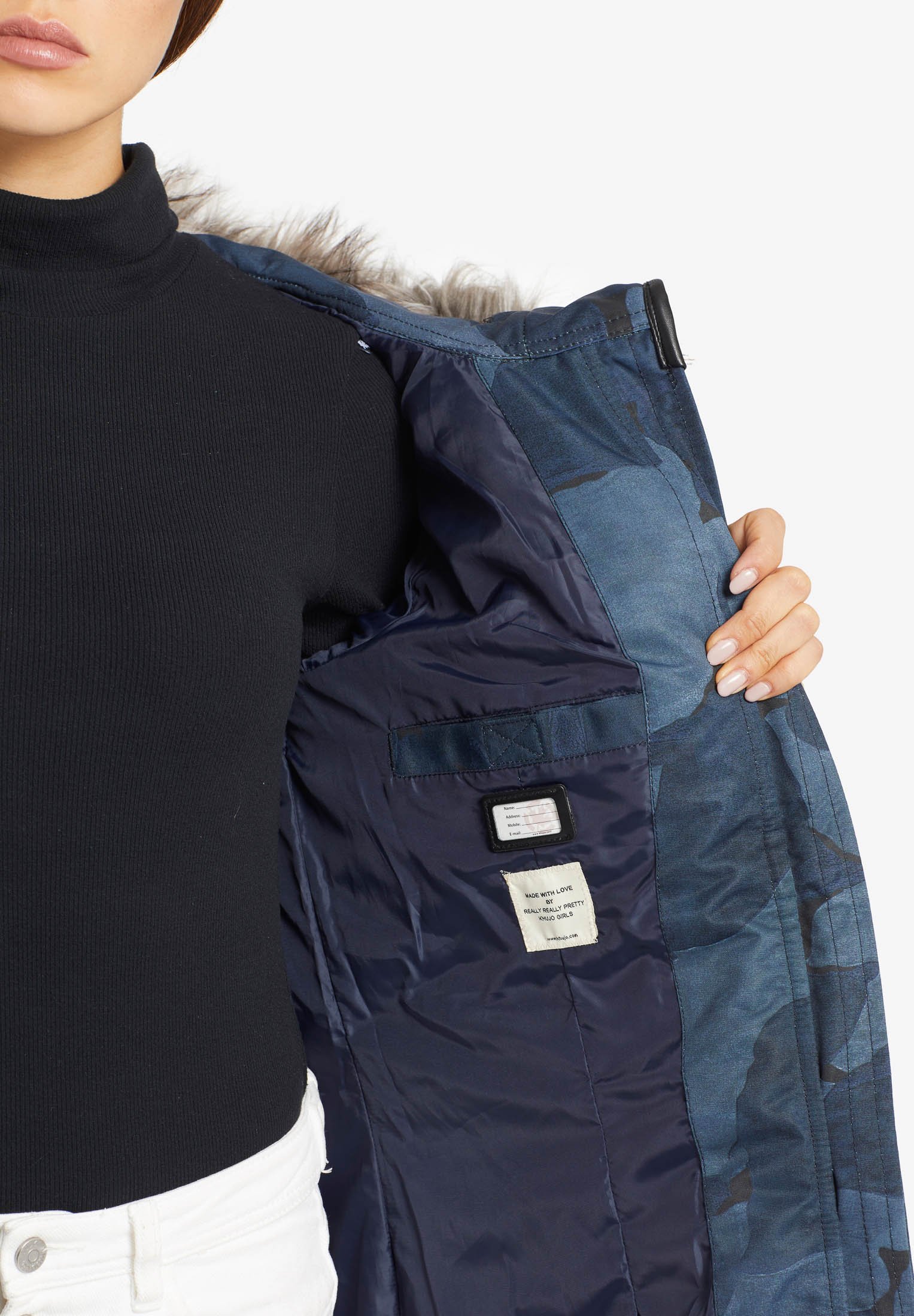 MICHAEL MICHAEL KORS Mantel Damen Jacke Parka Gr. XS blau MICHAEL MICHAEL KORS Mantel Damen Jacke Parka Gr. XS blau