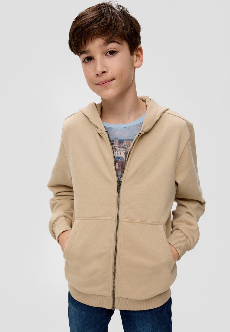 s.Oliver Sweatjacke - beige