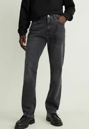 Straight leg jeans - grey denim