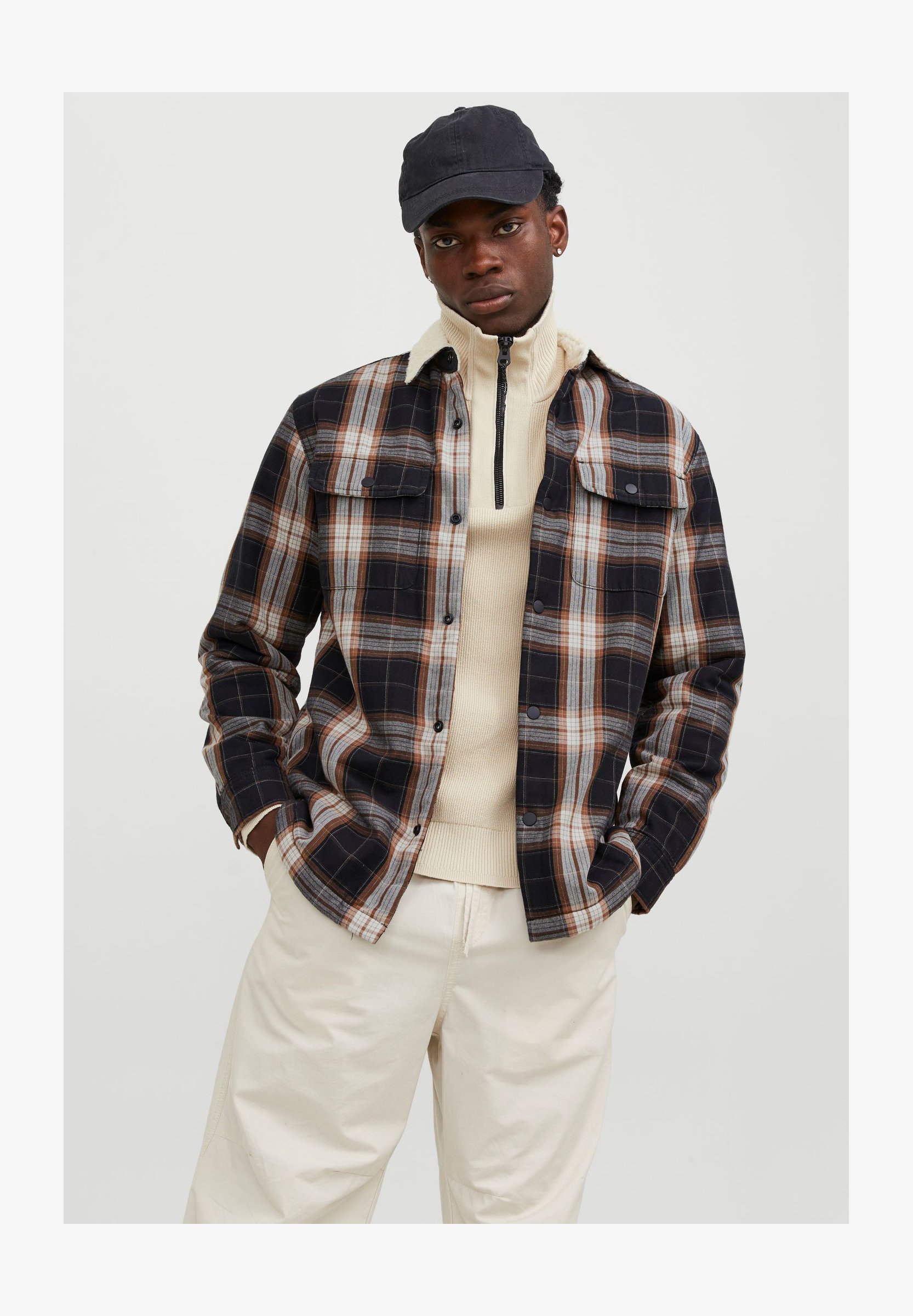 JACK & JONES Jprraymond Melange Solid Overshirt LS SN – Giacca A Camicia Uomo In Tessuto Mélange, Pacco Da 2