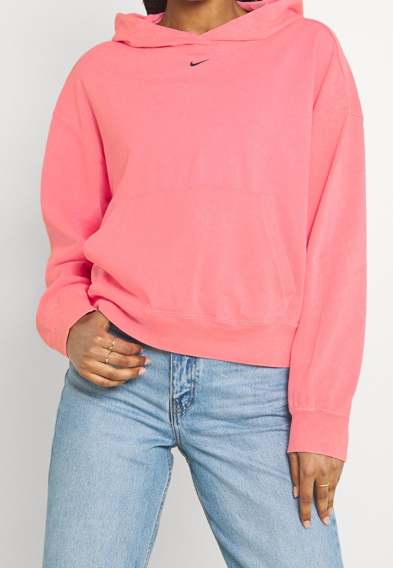 blue pink nike hoodie