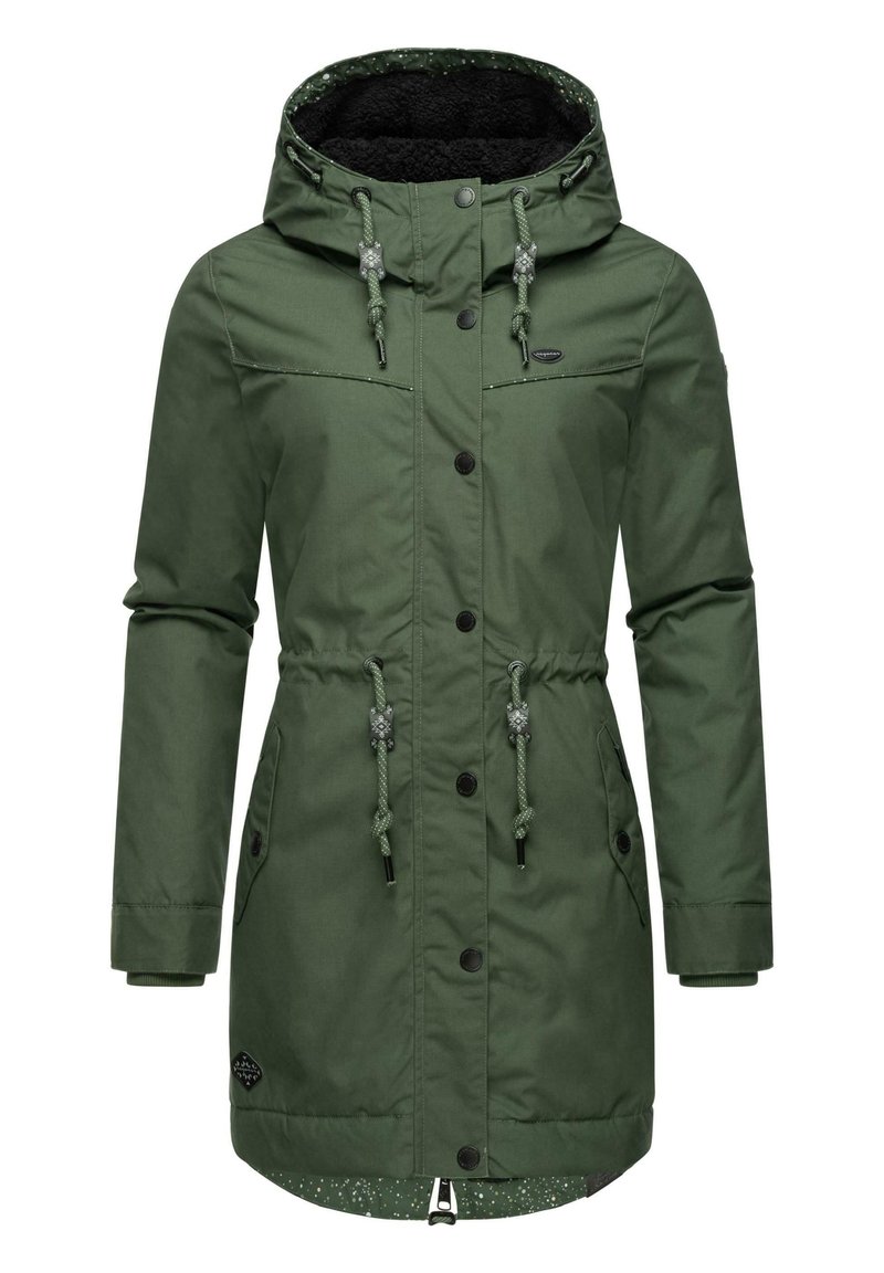 Ragwear YM CANNY - Zimski kaput - dark olive