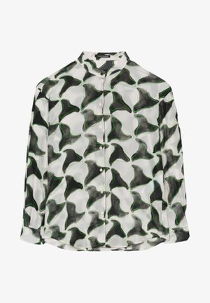 MIT HAHNENTRITT PRINT - Button-down blouse - the pied de poule print