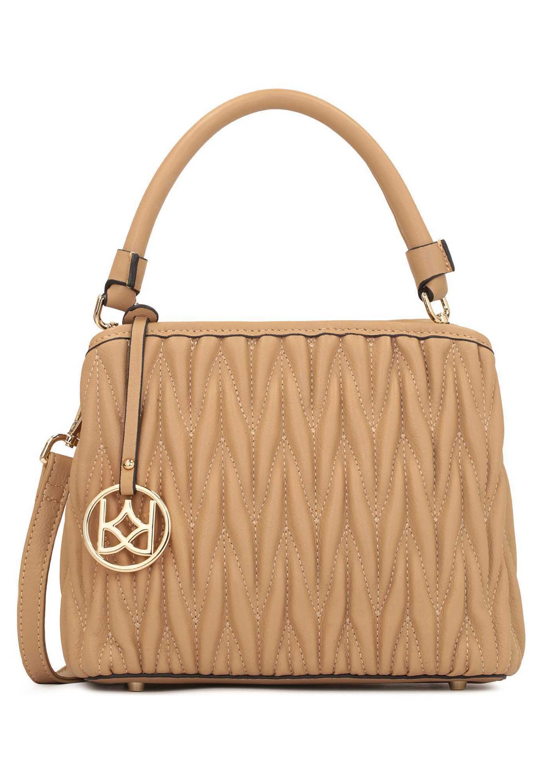 Tamaris Damen Handtasche Mareike – Schicker Beutel Aus Feinsynthetik, Mit Logo-Prägung, 25x24x7 Cm