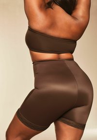 Lipsy SCULPT TUMMY CONTROL MID - Kelnaitės - espresso brown