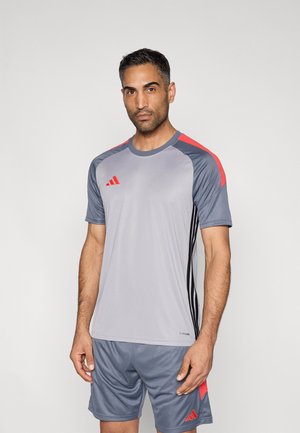 Športové tričko - light onix/onix/semi lucid red