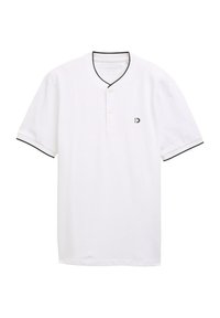 MIT BOMBERKRAGEN - Tricou basic - white