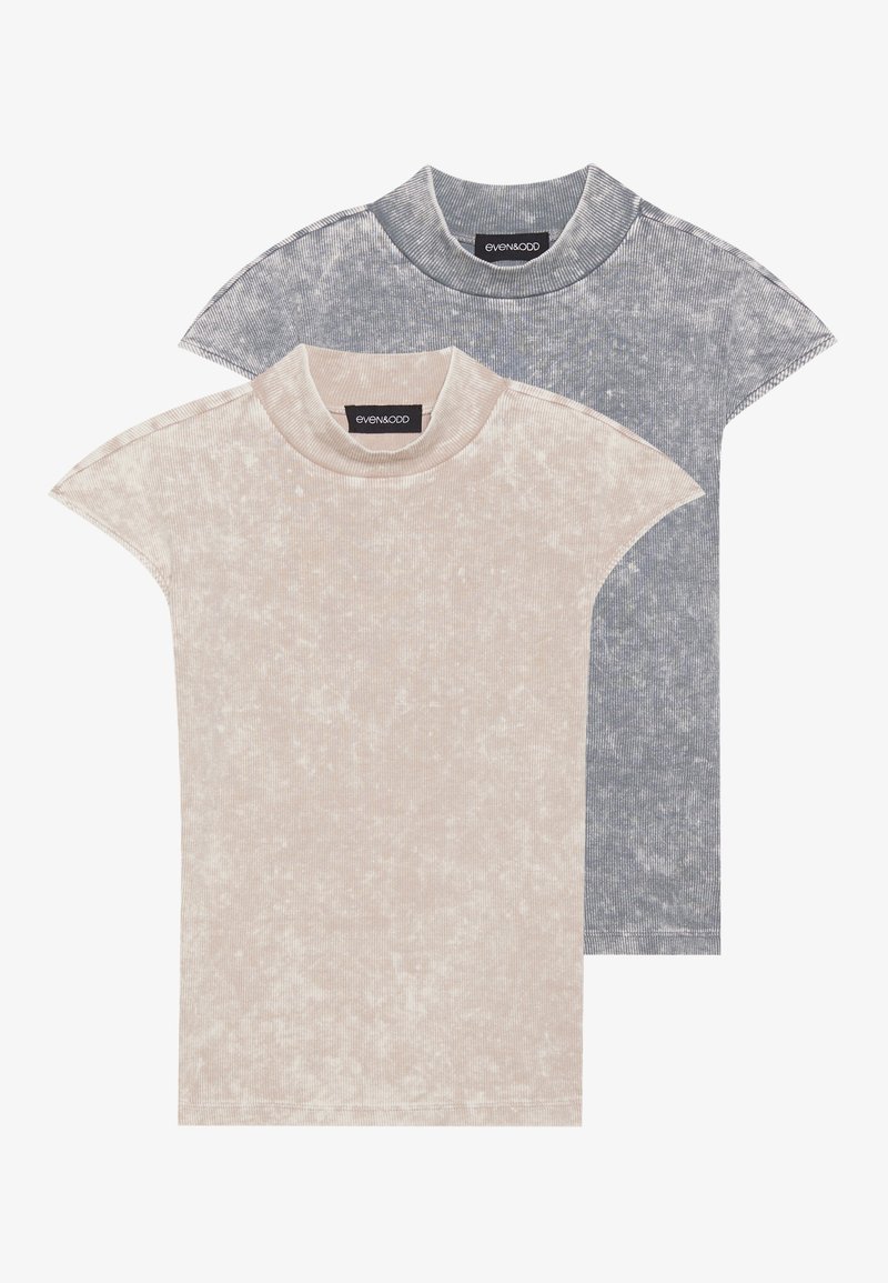 Even&Odd T-shirt print donkergrijs