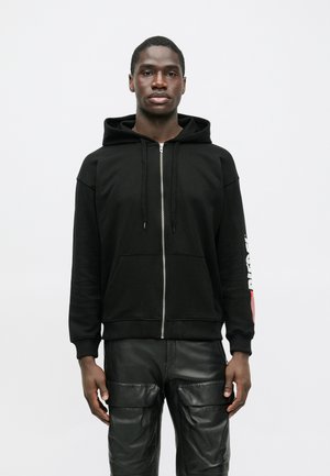 ZIP HOOD - Φούτερ με φερμουάρ - black