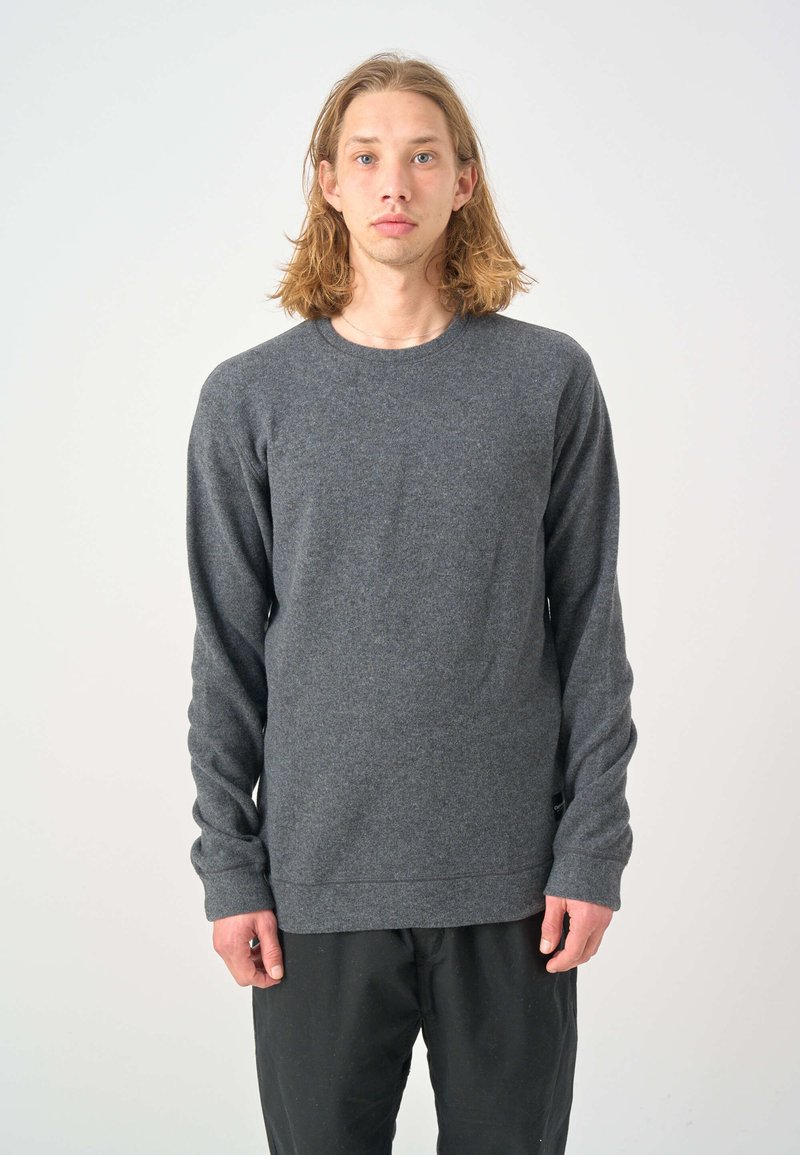 Cleptomanicx NOITCH - Strickpullover - heather lava smoke