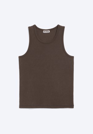 Weekday, TANK - Μπλούζα - dark brown