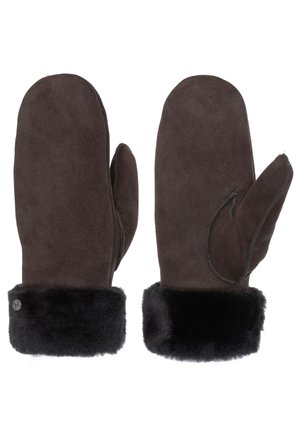 FIONA - Mittens - dark brown