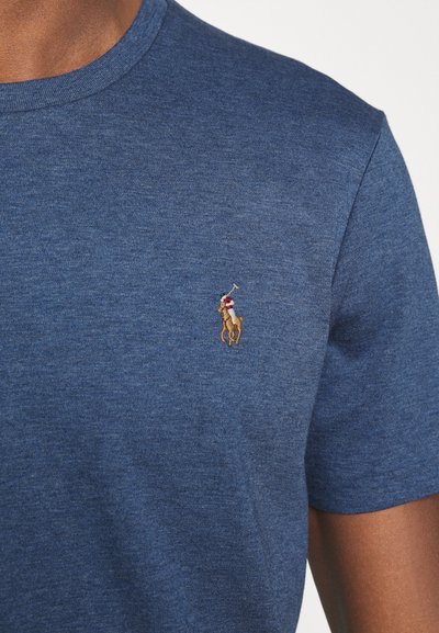 Polo Ralph Lauren CUSTOM SLIM FIT SOFT COTTON T-SHIRT - T-shirt básica - derby blue heather