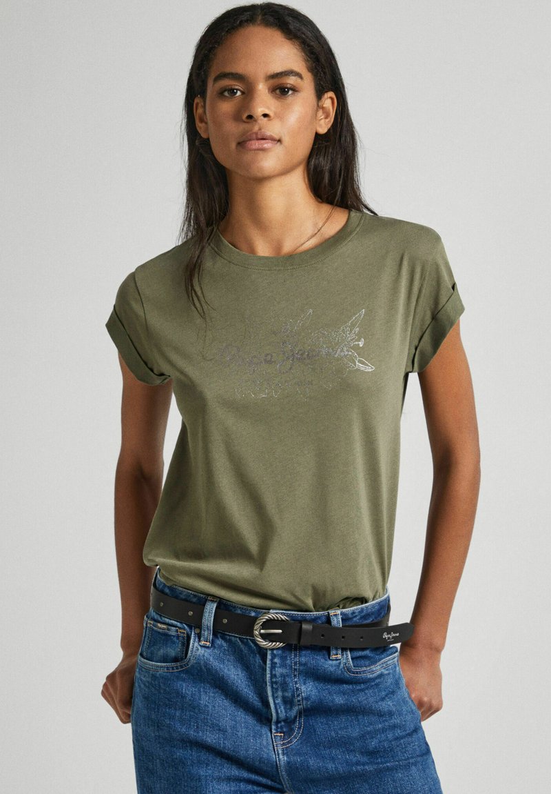 Pepe Jeans Camiseta De Manga Corta Original Basic Hombres (Marino) | P