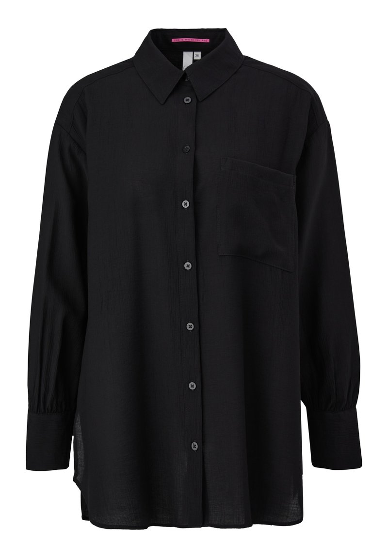 QS Overhemdblouse zwart QS Overhemdblouse zwart
