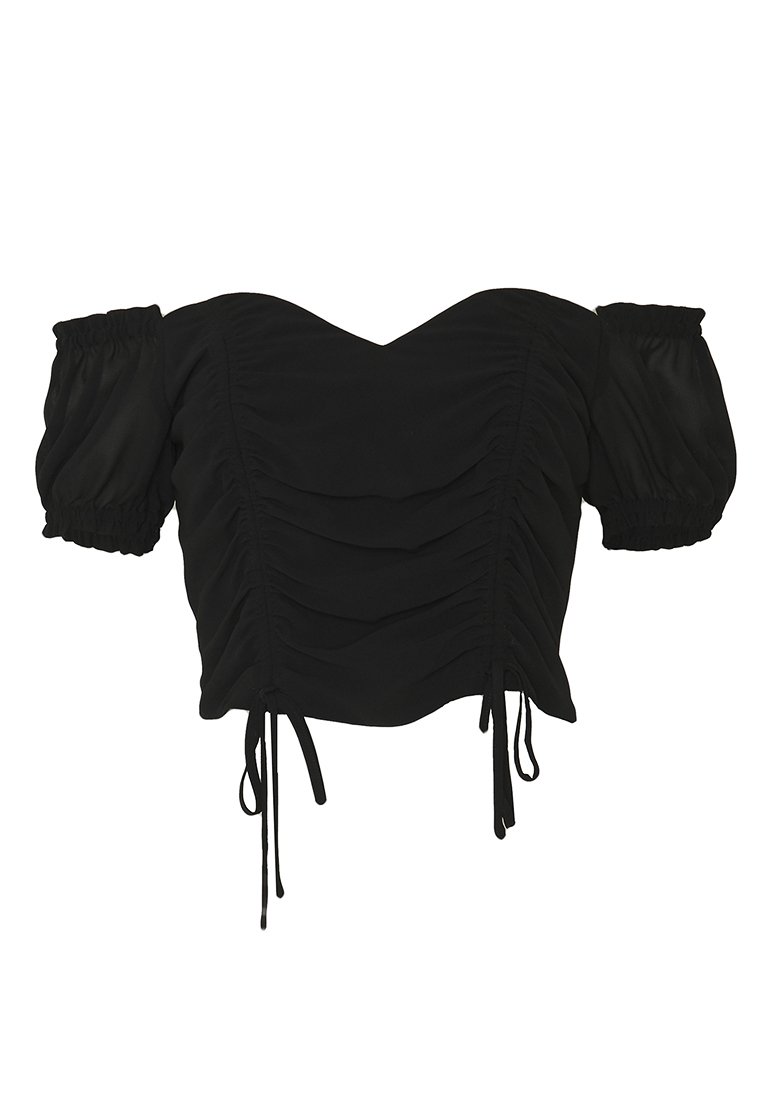 Women DRAWSTRING DETAIL OFF SHOULDER - Blouse Women DRAWSTRING DETAIL OFF SHOULDER - Blouse