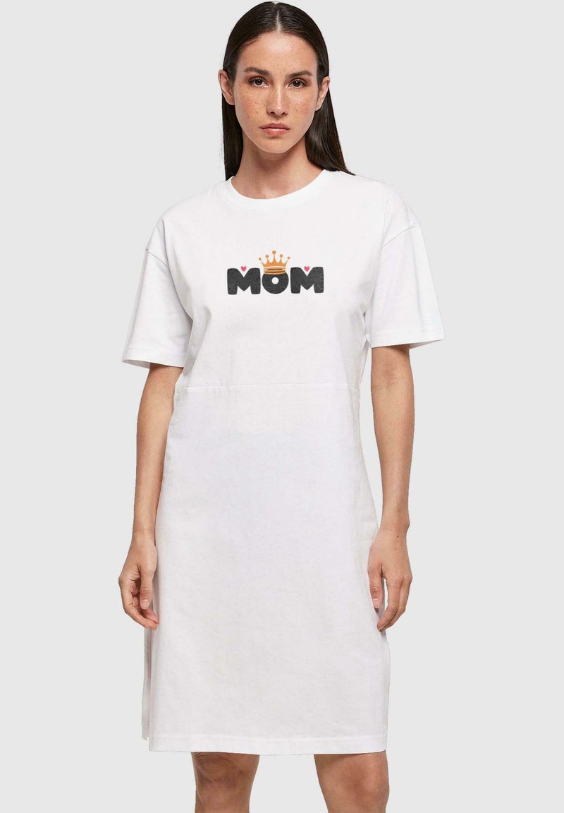 Merchcode MOTHERS DAY - QUEEN - Vestito casual - white