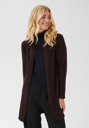Love Copenhagen, LCERAMI HOODED - Gilet - chocolate plum